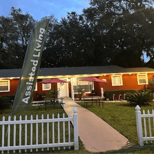 Cozy communal seating area for activities and socializing at Lizandra ALF